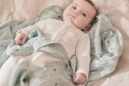 align right, MORI muslin in organic cotton