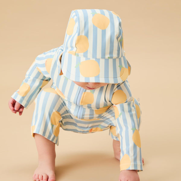 Lemon Sunsafe Swim Hat | Baby Summer Swimwear | MORI US