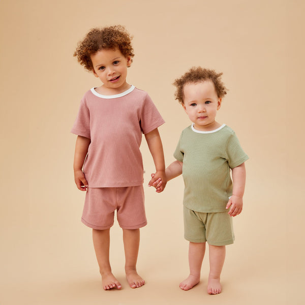 NKNIT fox mix rib KNIT shorts 専用 Ribbed Shorts | MORI US