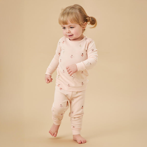 Ballerina Pajama Set | Organic Baby Sleepwear | MORI US