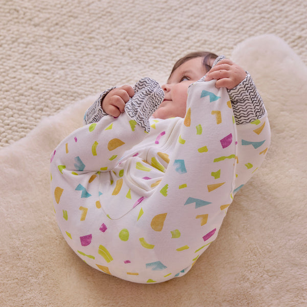 Lovevery Shapes Clever Zip Baby Pajamas | Baby Sleep Clothing