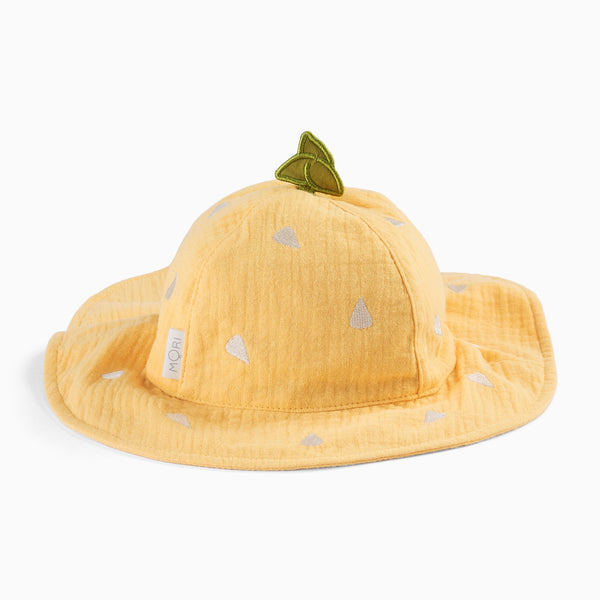 Shop Lemon Floppy Hat in Organic Cotton | MORI US