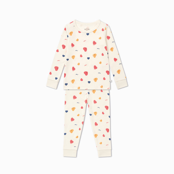 Heart discount print pyjamas