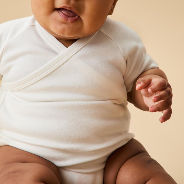 正式的 Short US MORI | Bodysuit Baby Organic | Bodysuits Kimono Sleeve Kimono / Ceremony