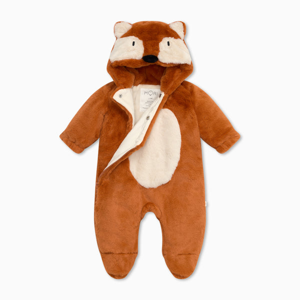 Fox Faux Fur Pramsuit | Baby Winter Clothing | MORI US