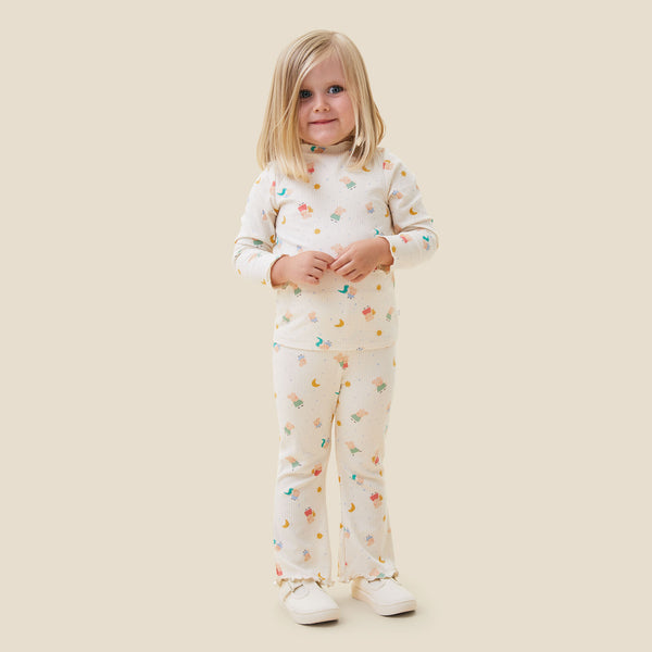 Pepi Ribbed Pants - Peach Dust
