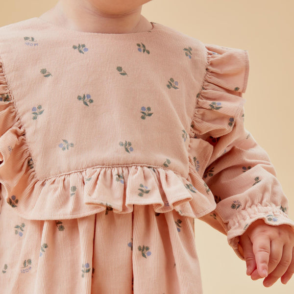 girls pink and green floral corduroy dress fall winter MORI Size 6 1124New and popular Burgundy Lace Maxi Dress Machine washable. Size:L / 10-12