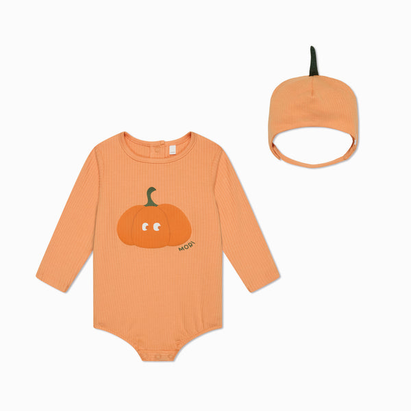 Body Manches Longues Halloween Pumpkin Bandits – Taille 3-6 Mois, 100% Coton, Neuf Avec étiquettes