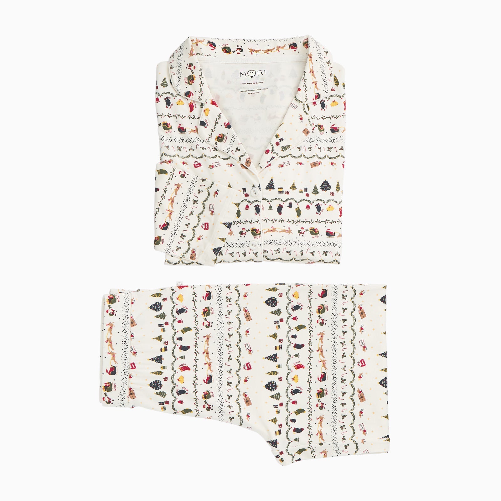 Women's Christmas Fairisle Pajama Set