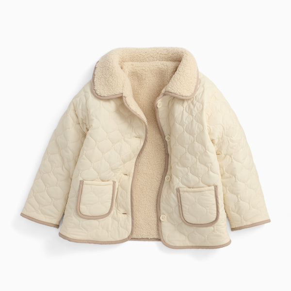 Reversible Borg Jacket | Baby Daywear | MORI US