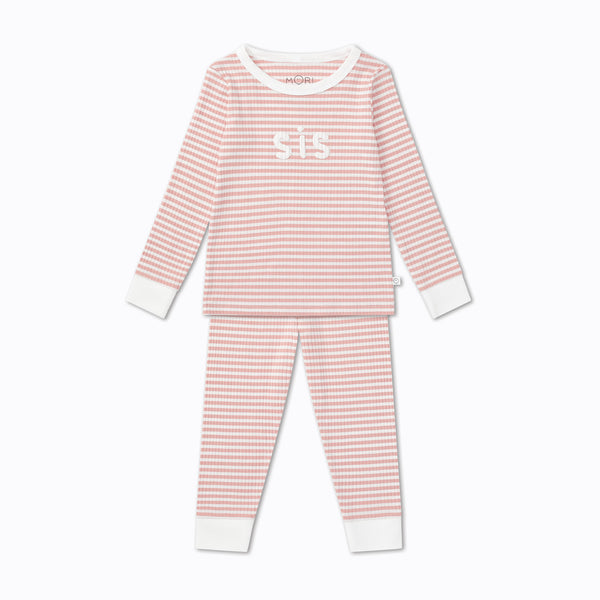 Pink outlet stripe pyjamas