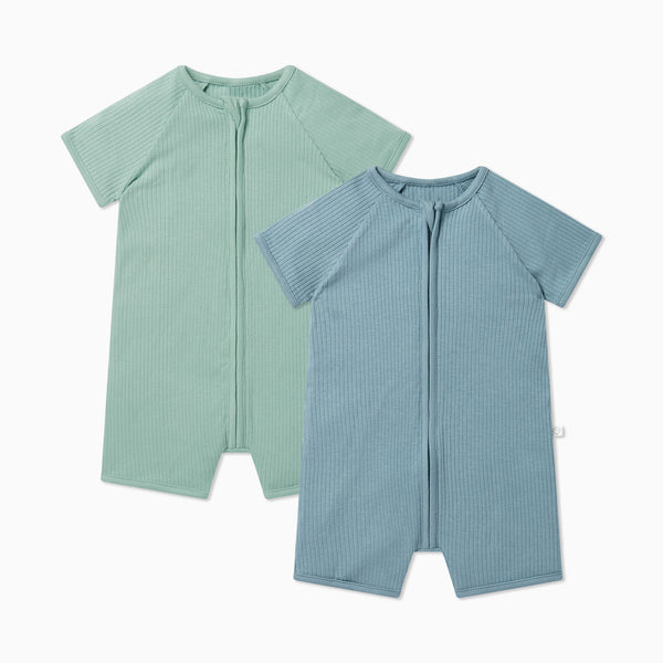 【メーカー直売】の商品をすべて Ribbed_Zip_Summer_Sleepsuit_2_ サロペット・オーバーオール・オールインワン