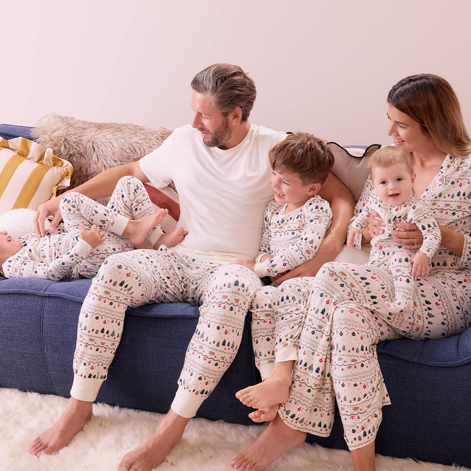 thumbnail image 2 of Family Matching Christmas Pajamas Set - Cozy Holiday Sleepwear For Adults, Kids, Toddlers & Infants 2 of 9
