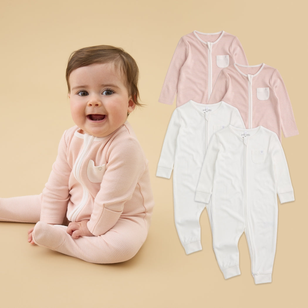 Clever Zip Romper 4 Pack | MORI US