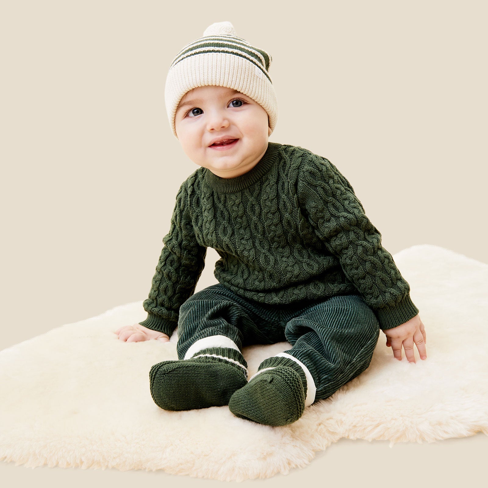 Infant cable sale knit sweater