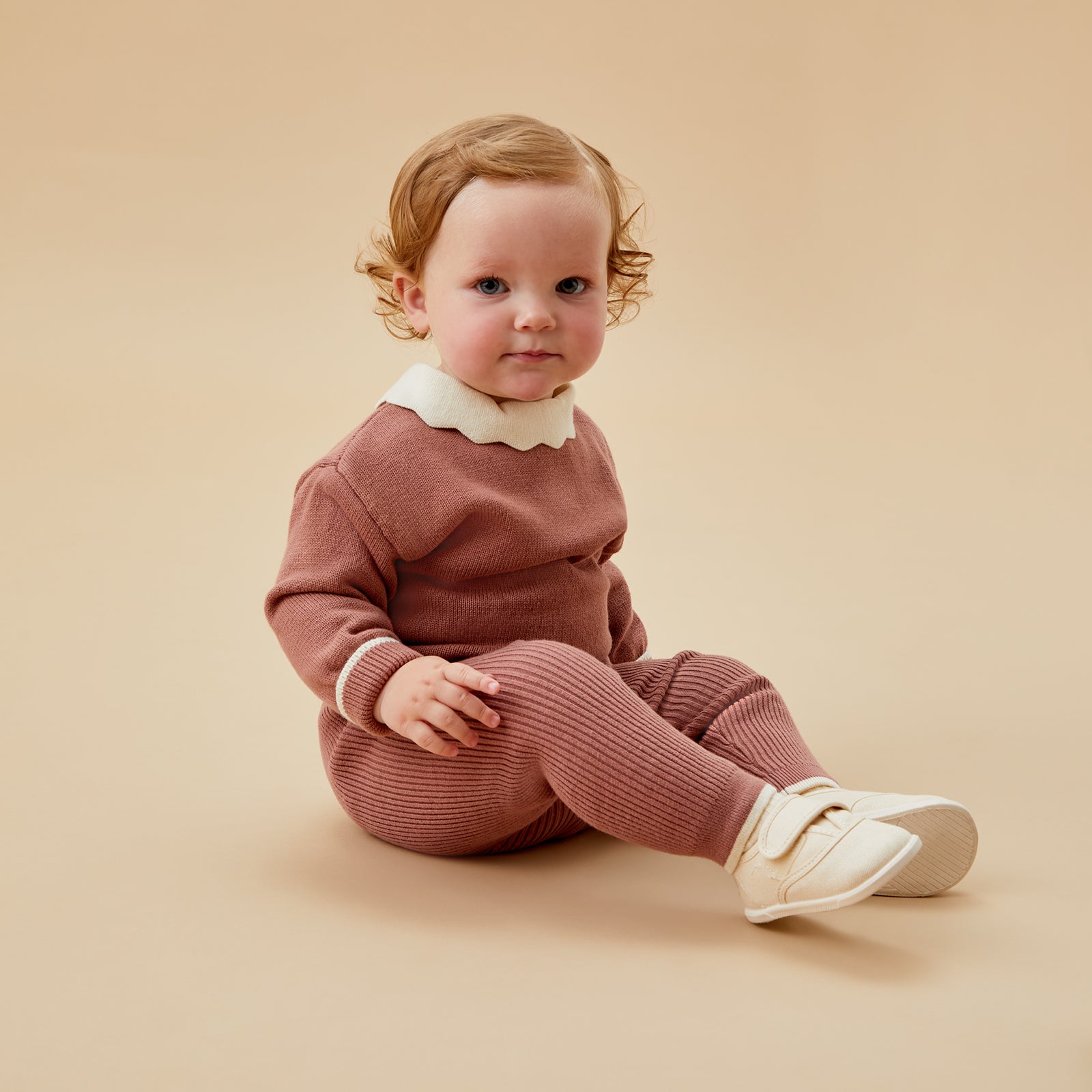 【KOOLOSET】Cotton Stripe Collar Half Knit Custom 95% Cotton 5% Spandex Flat Knit Collar - Fashion Trim