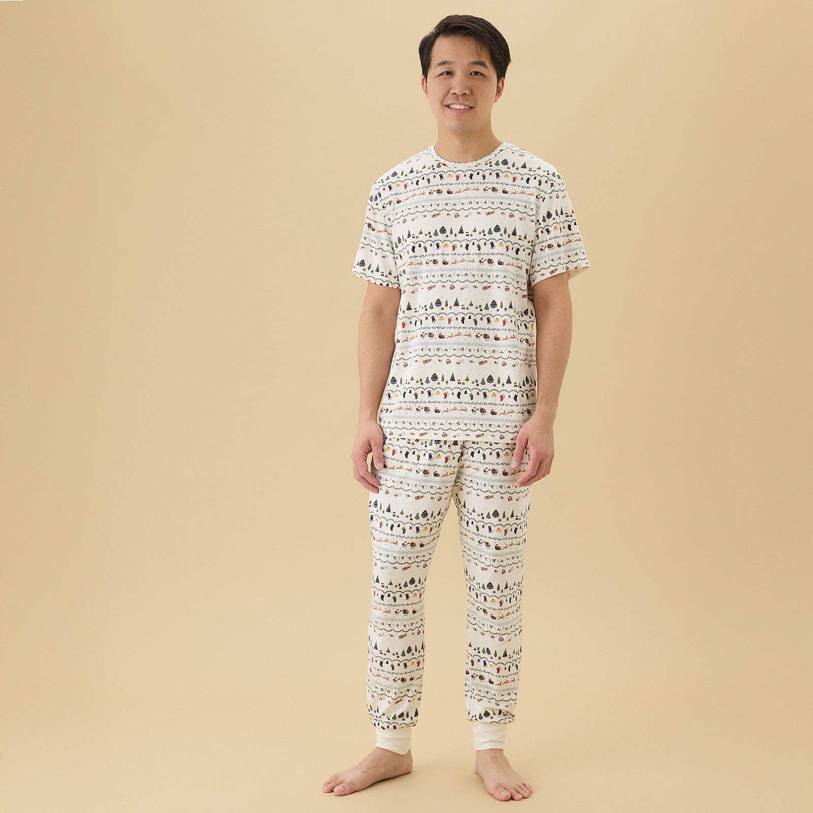 Men's Christmas Fairisle Pajama Set