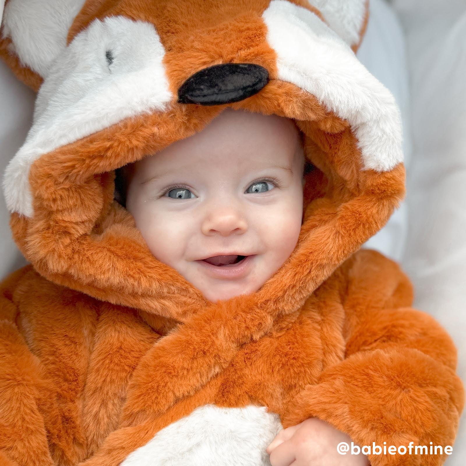 Fox Faux Fur Pramsuit