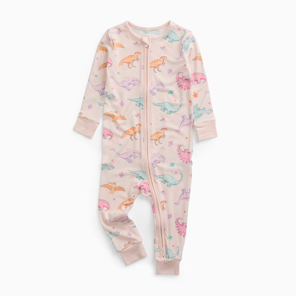 Buy Dinosaur Nights Clever Zip Snug Fit Pajamas | MORI US