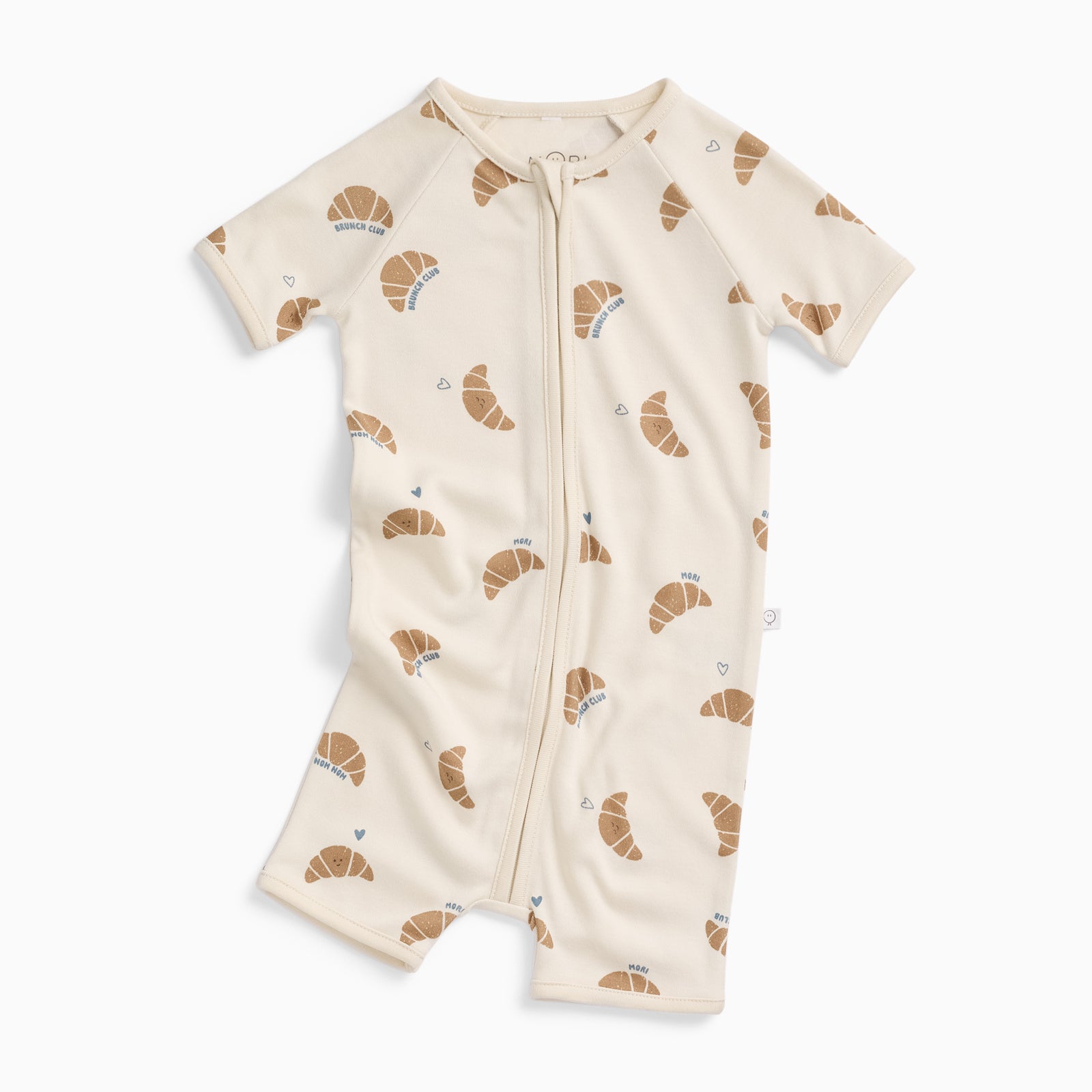 Shop Petit Croissant Summer Baby Pajamas | MORI US