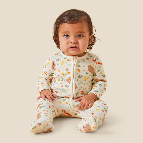 Gruffalo Woodland Clever Zip Baby Pajamas | The Gruffalo Baby Clothing ...