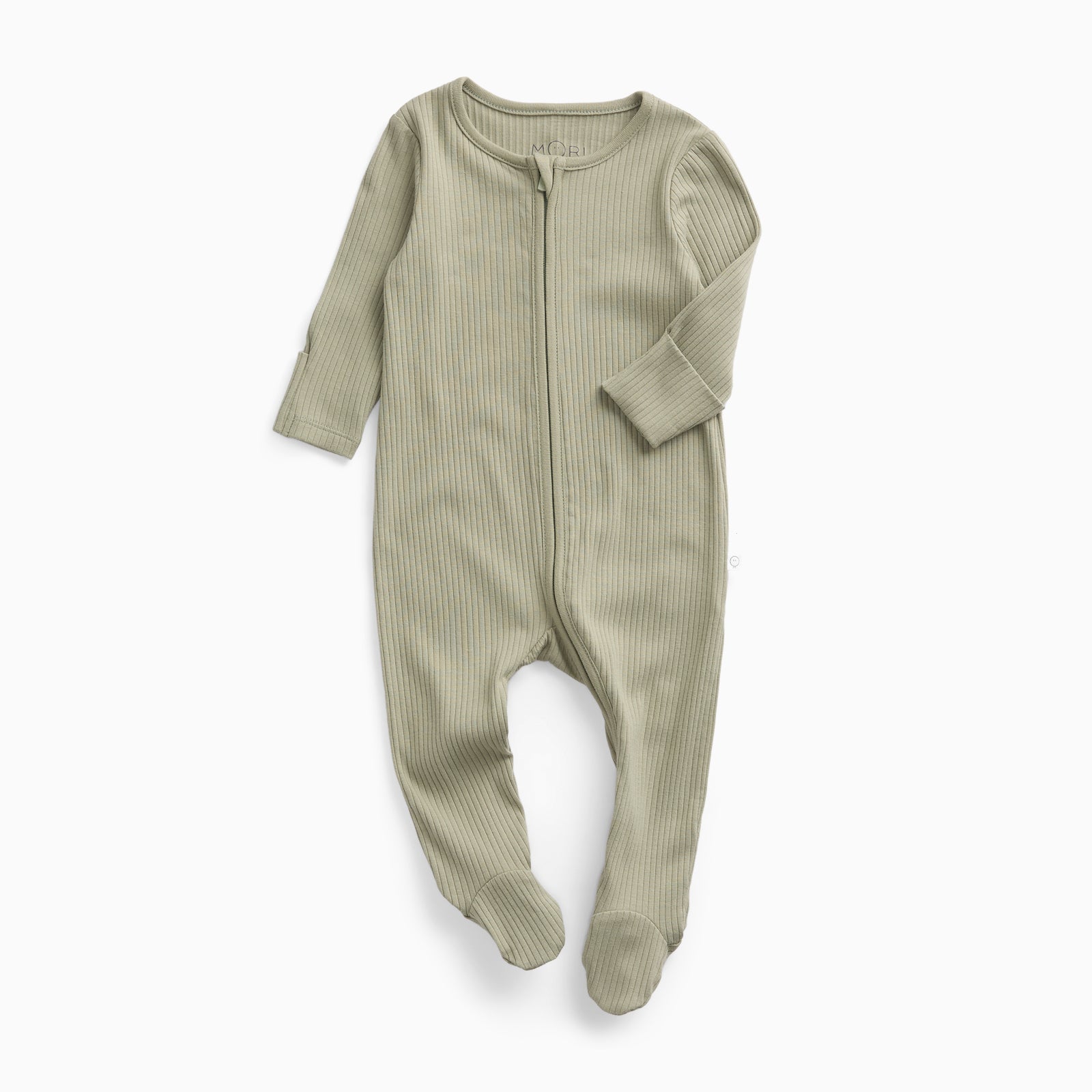 LE282V_Sage_Ribbed_Sleepsuit_F