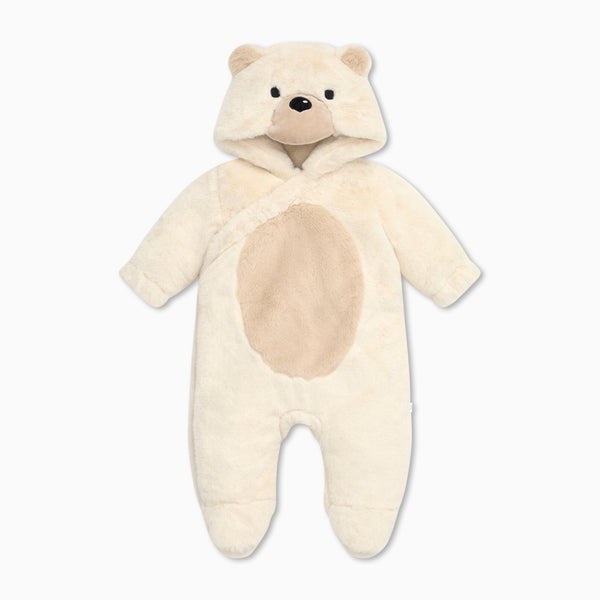 Pangasa Powder Blue Footless Fur Pramsuit main image 1