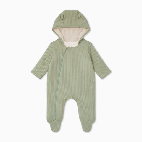 Dino Spike Zip-Up Jumpsuit | Organic Baby Daywear | MORI US