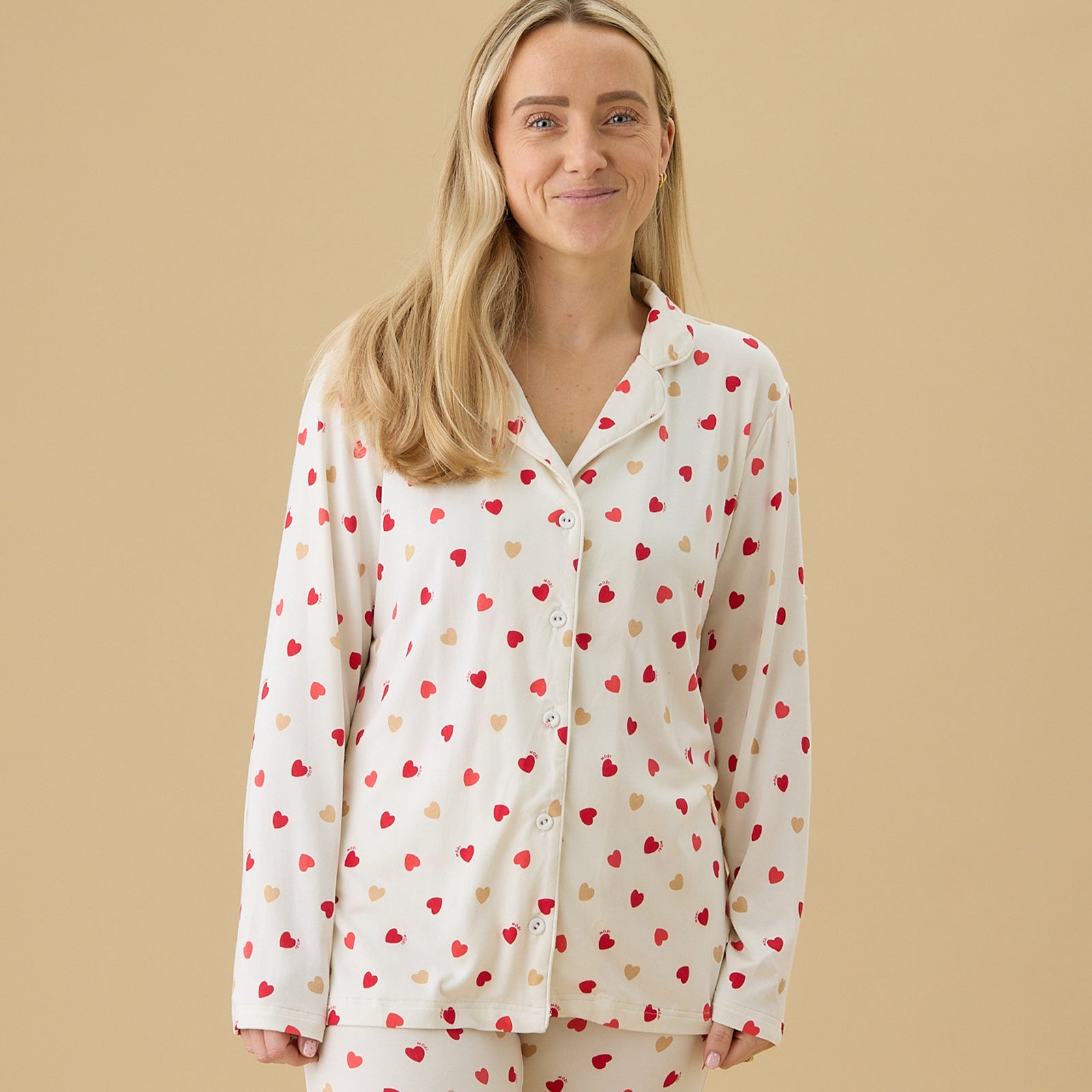 Women's Love Hearts Pajama Set