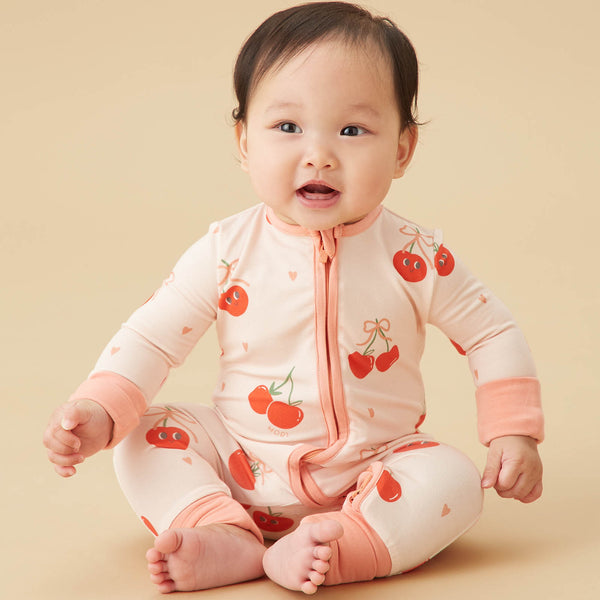 Berry Cherry Clever Zip Snug Fit Pajamas US