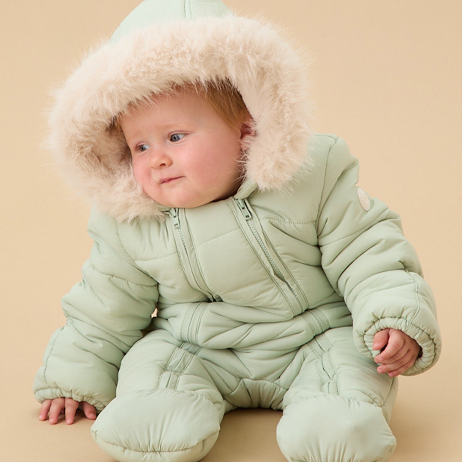 Recycled Padded Snowsuit | Baby Daywear | MORI US