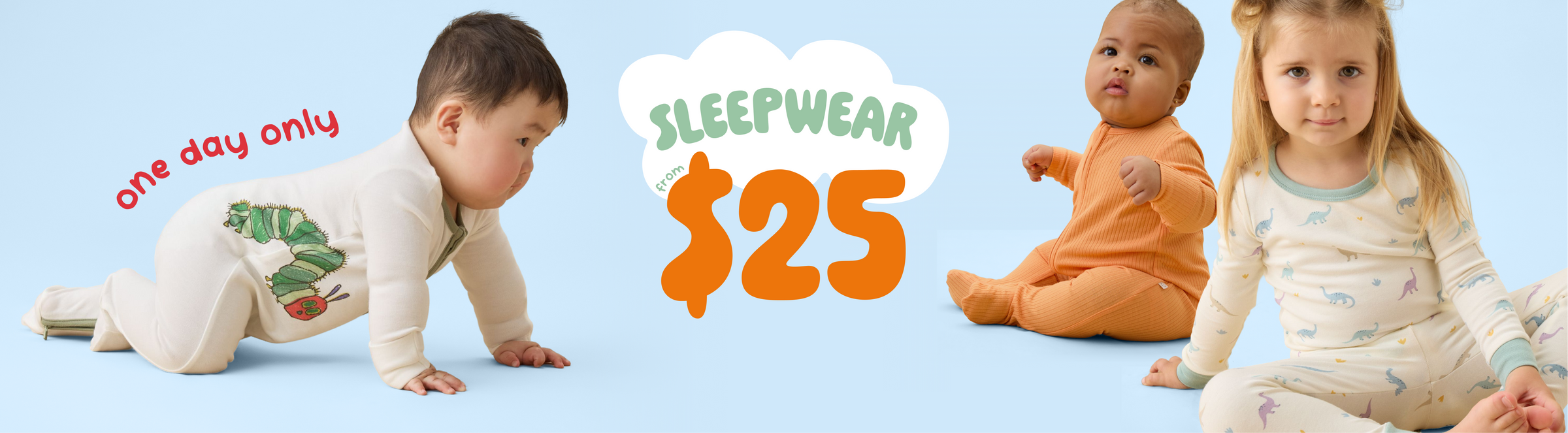 Baby Mori - Selected pajamas and rompers are now just $25!