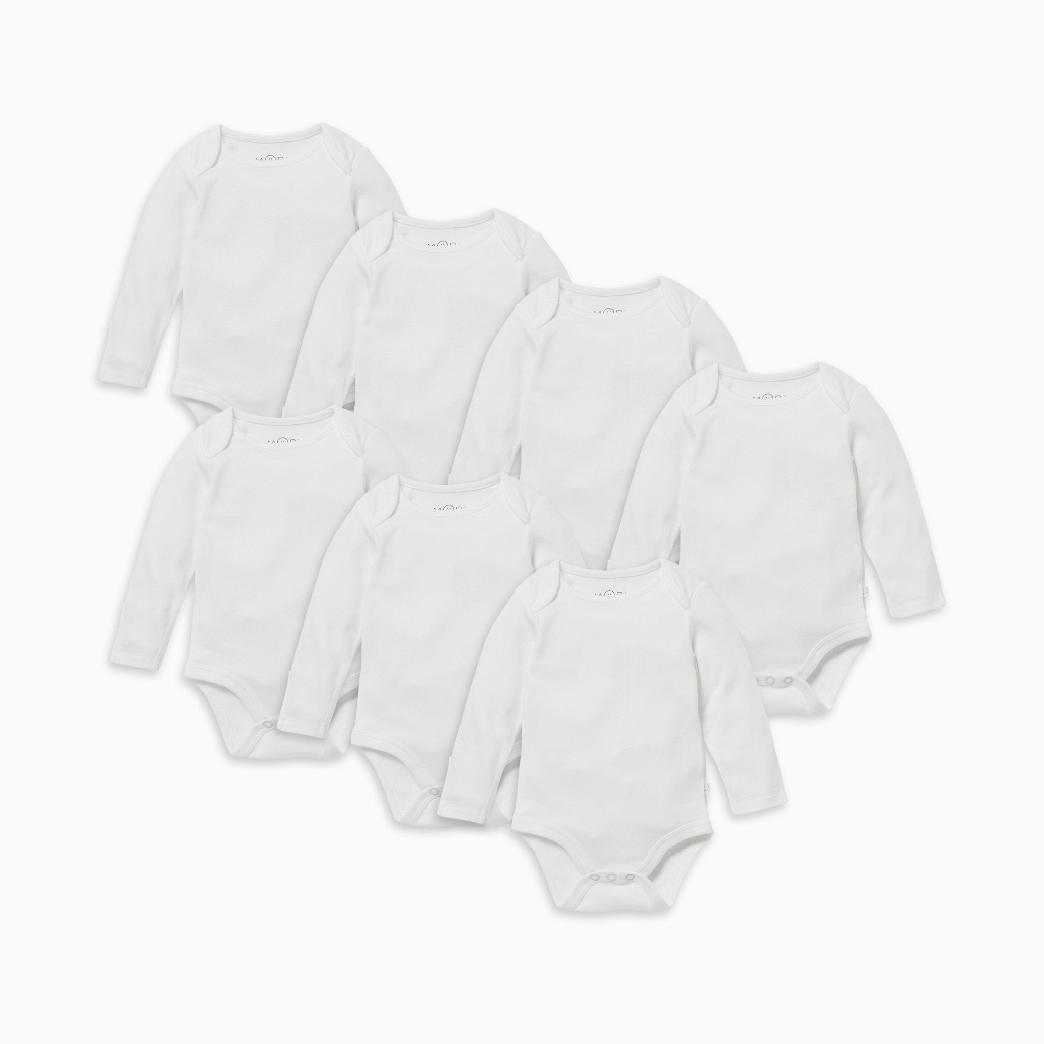 MORI Long Sleeve Bodysuit 7 Pack