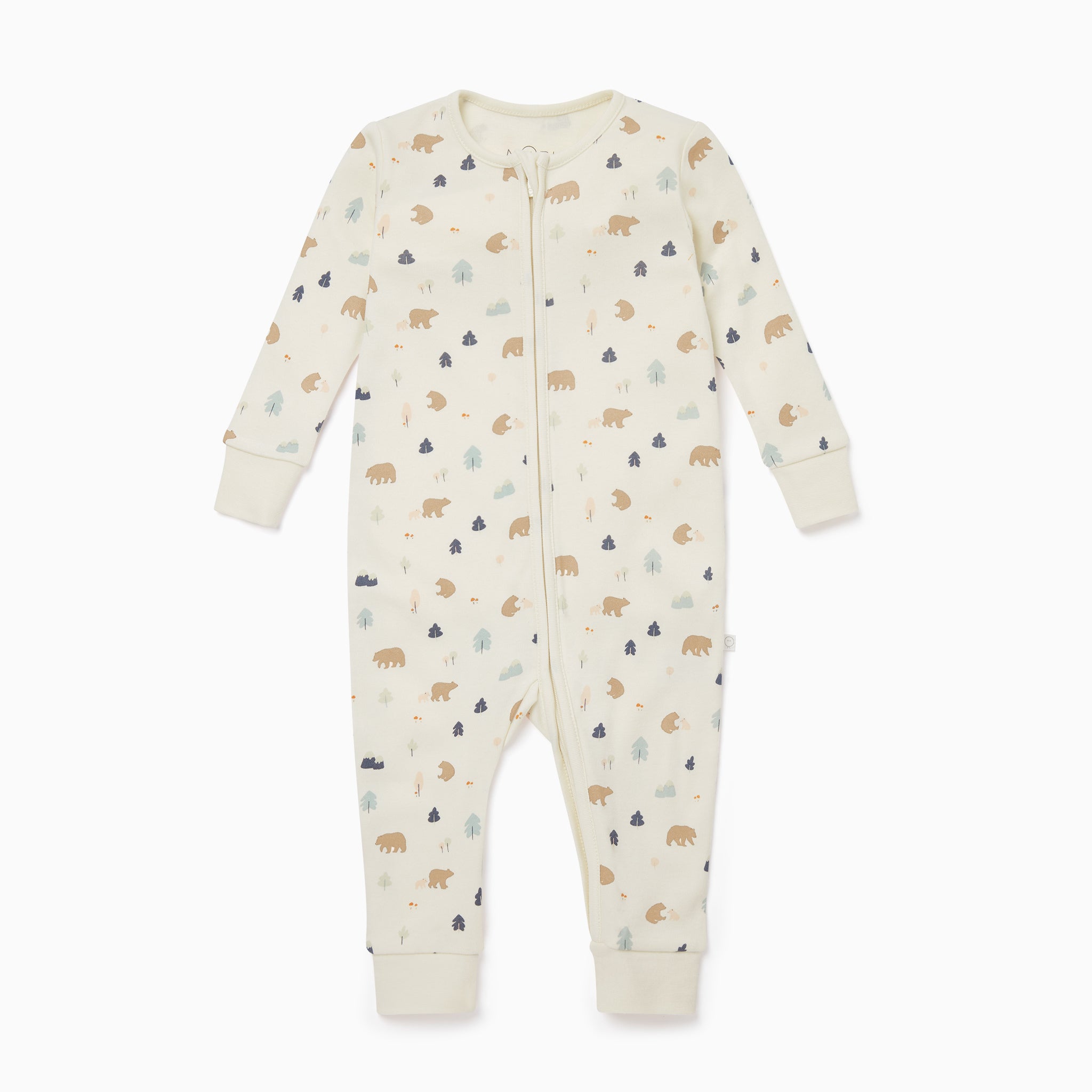 Bear Print Clever Zip Romper | Baby Clothes | MORI US