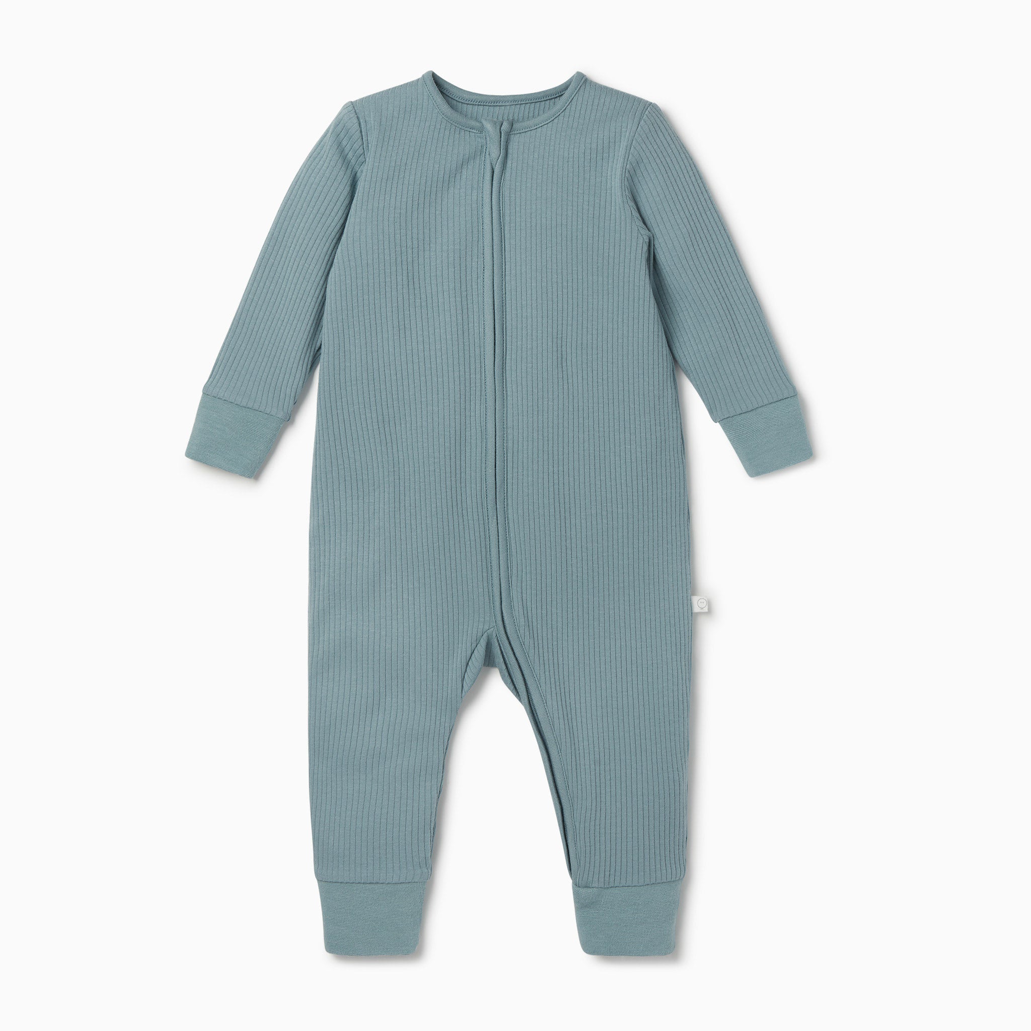 Ribbed Clever Zip Romper | MORI US